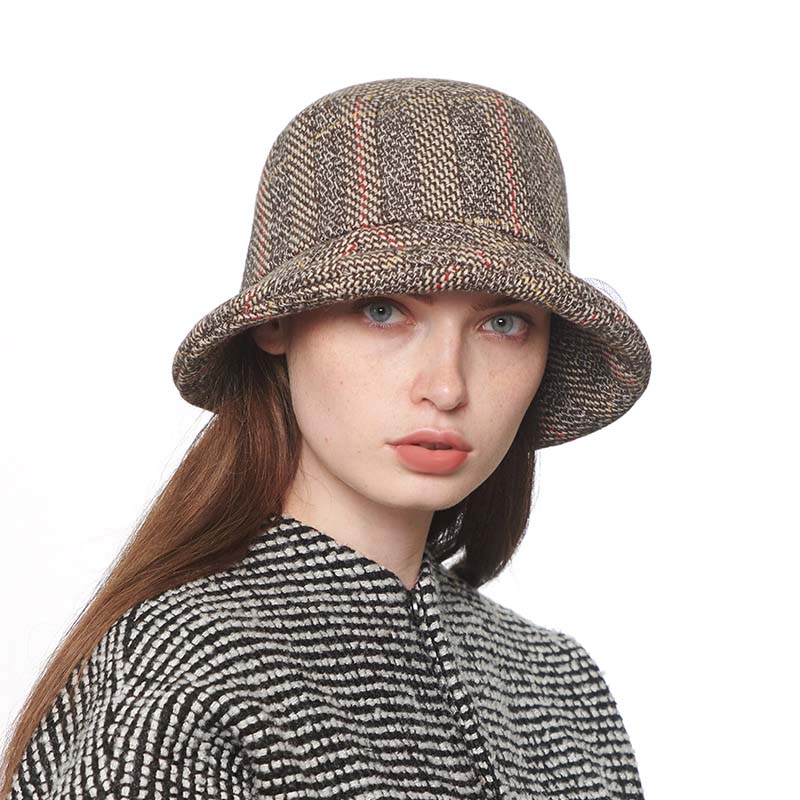 Elegant Women Round Bowler Cap Imitation Wool Floral Fedoras Cotton Cloche Bucket Hat Vintage Brim Chapeu Feminino M76, Gray
Elegant Women Round Bowler Cap Imitation Wool Floral Fedoras Cotton Cloche Bucket Hat Vintage Brim Chapeu Feminino M76, Gray