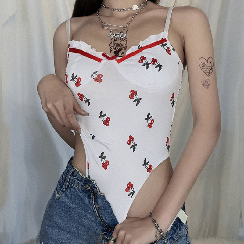 Sexy Summer Floral Print Slim Bodysuits Women Spaghetti Strap Short White Jumpsuit Skinny Sleeveless Backless Body Suit
Sexy Summer Floral Print Slim Bodysuits Women Spaghetti Strap Short White Jumpsuit Skinny Sleeveless Backless Body Suit