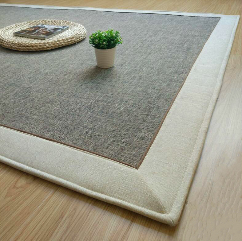 Modern Japanese Tatami Mats Linen Cotton Carpet Thicken Children Kids Playmat Living Room Crawl Mat Large Window Bed Area Rug, A1
Modern Japanese Tatami Mats Linen Cotton Carpet Thicken Children Kids Playmat Living Room Crawl Mat Large Window Bed Area Rug, A1