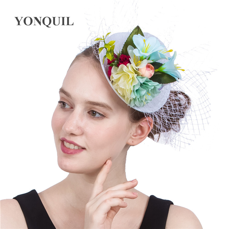 New style 4Colors Lady Mini silk flower Top Hats Cap veils Fascinator Hair Clip Costume Hair Band Accessories wedding show party SYF204
New style 4Colors Lady Mini silk flower Top Hats Cap veils Fascinator Hair Clip Costume Hair Band Accessories wedding show party SYF204