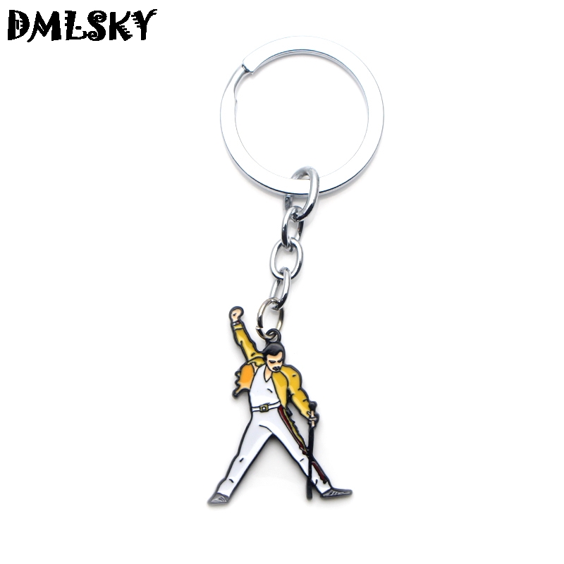DMLSKY Freddie Mercury Metal Alloy Pendant Key Chains Ring Gift For Women Men Bag Cool Keychain Keyring Jewelry M3105
DMLSKY Freddie Mercury Metal Alloy Pendant Key Chains Ring Gift For Women Men Bag Cool Keychain Keyring Jewelry M3105
