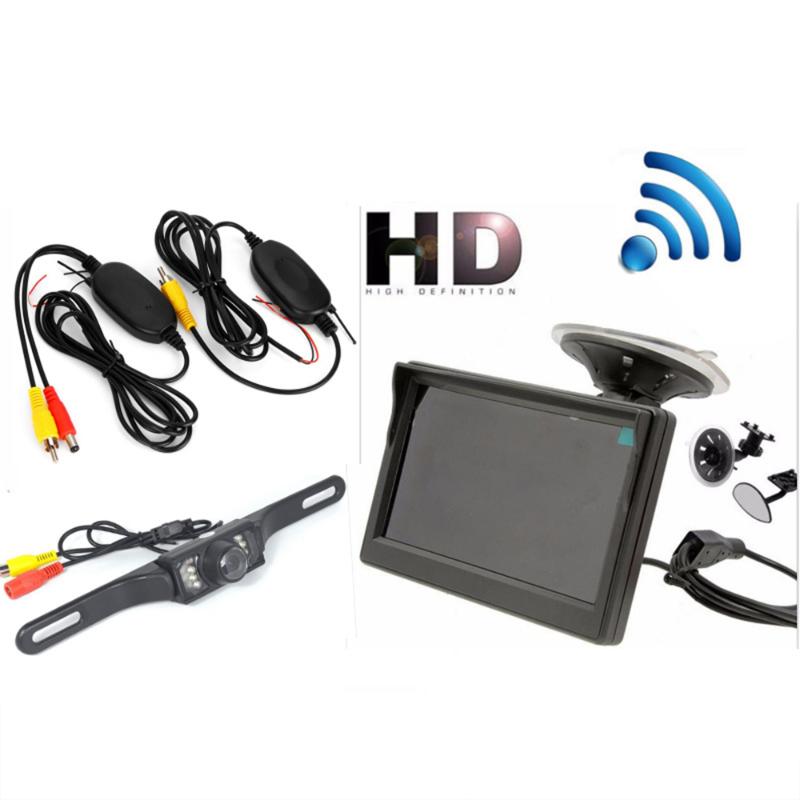 plate camera + wireless module + 5 inch display Car view license Car rear view license
plate camera + wireless module + 5 inch display Car view license Car rear view license