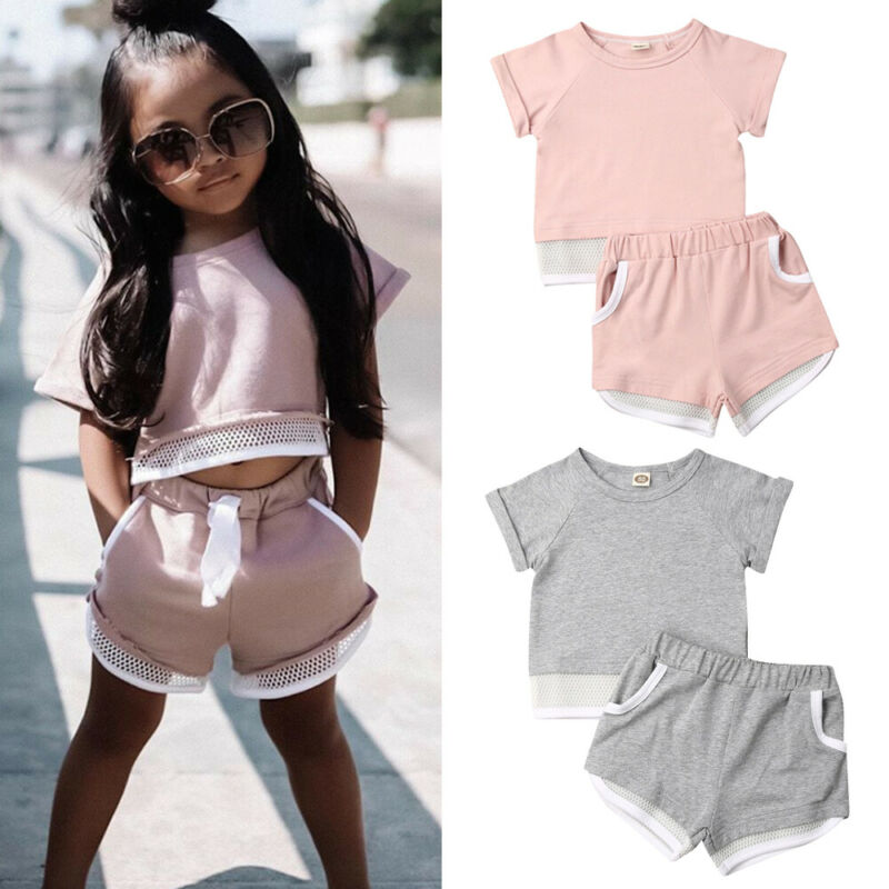 Fashion New Summer Toddler Baby Girls Boys Outfits Tracksuit Clothes Short Sleeve Tops T-Shirt Shorts Pants 2pcs Children Set
Fashion New Summer Toddler Baby Girls Boys Outfits Tracksuit Clothes Short Sleeve Tops T-Shirt Shorts Pants 2pcs Children Set