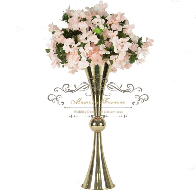 59 cm Tall Wedding Decoration Table Centerpiece Trumpet Vases Metal Flower Holder Home Decor
59 cm Tall Wedding Decoration Table Centerpiece Trumpet Vases Metal Flower Holder Home Decor