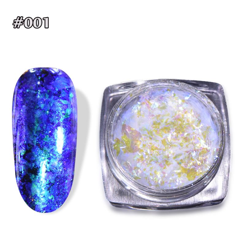 BEAUTYBIGBANG 0.15g Nail Glitter Flakes Sequins Powder Transparent Chameleon Chrome Pigment Sequins Manicure Nail Powder Deco
BEAUTYBIGBANG 0.15g Nail Glitter Flakes Sequins Powder Transparent Chameleon Chrome Pigment Sequins Manicure Nail Powder Deco