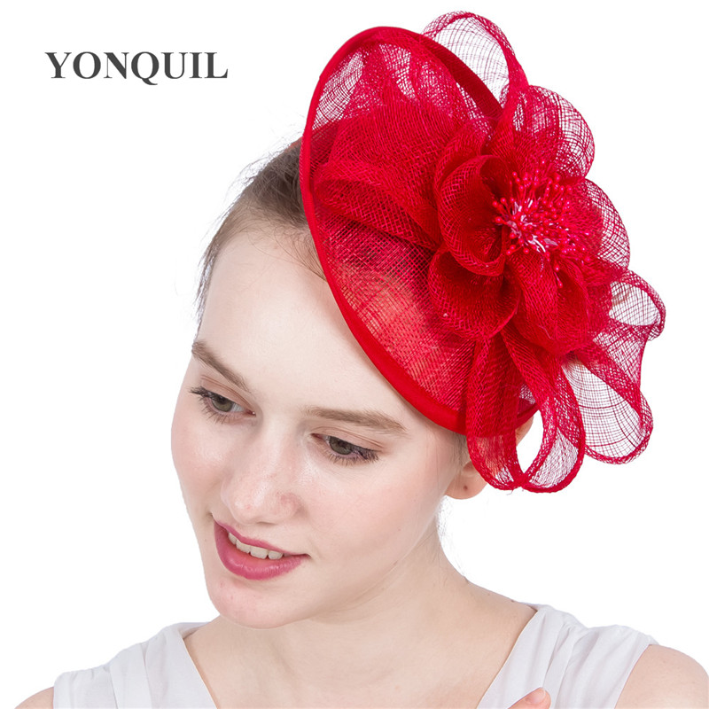 New arrival red or 17 colors fascinator base hat elegant women's wedding church chic hat sinamay make DIY millinery headband SYF117
New arrival red or 17 colors fascinator base hat elegant women's wedding church chic hat sinamay make DIY millinery headband SYF117