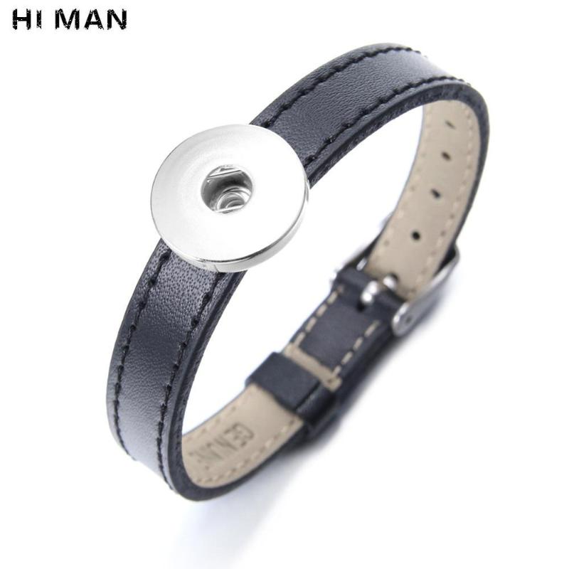 Trendy Simple Leather Bracelet For Men Women 18mm Snap Buttons Jewelry Charm Fashion DIY Wristband Friendship Gifts Wholesale
Trendy Simple Leather Bracelet For Men Women 18mm Snap Buttons Jewelry Charm Fashion DIY Wristband Friendship Gifts Wholesale