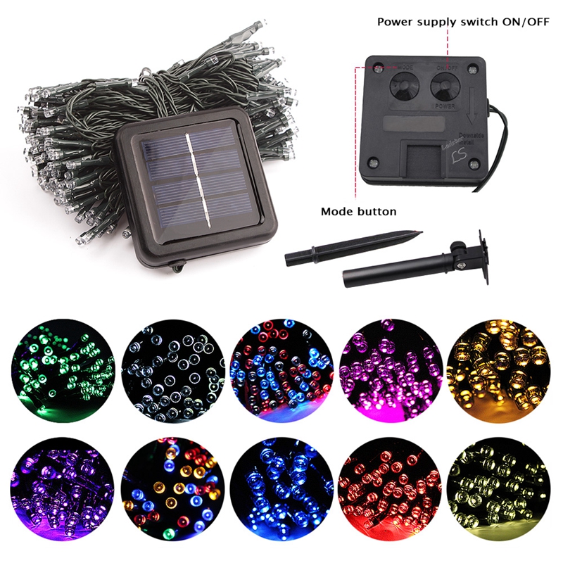 Edison2011 12M 100 LEDs Solar Fairy Lights Outdoor Waterproof Street Garland Houses Christmas Garden Decorations String Light Strip Chain
Edison2011 12M 100 LEDs Solar Fairy Lights Outdoor Waterproof Street Garland Houses Christmas Garden Decorations String Light Strip Chain
