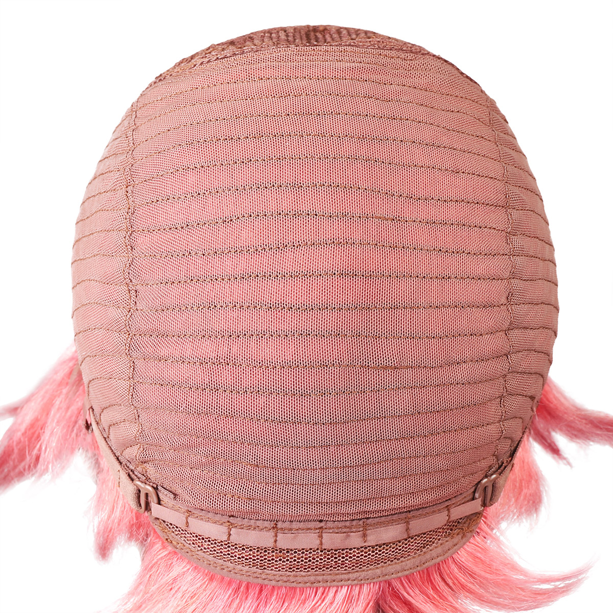 Ishow Brazilian Straight Wave Human Hair Wigs with Bangs Hot Pink Boy Girl Costume Wigs Peruvian Colored None Lace Wig Wet and Wavy