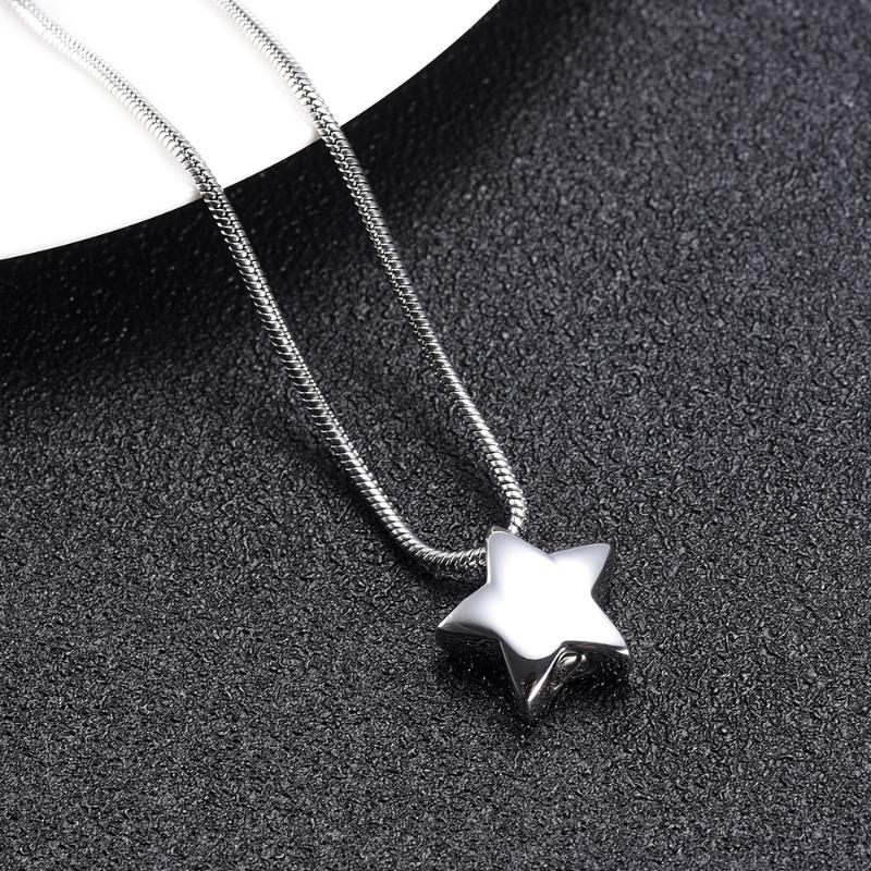 Mini Star Charm Cremation Jewelry For Ashes Stainless Steel Memorial Urn Necklace For Human Pet Ashes Keepsake Pendant(13mm
Mini Star Charm Cremation Jewelry For Ashes Stainless Steel Memorial Urn Necklace For Human Pet Ashes Keepsake Pendant(13mm