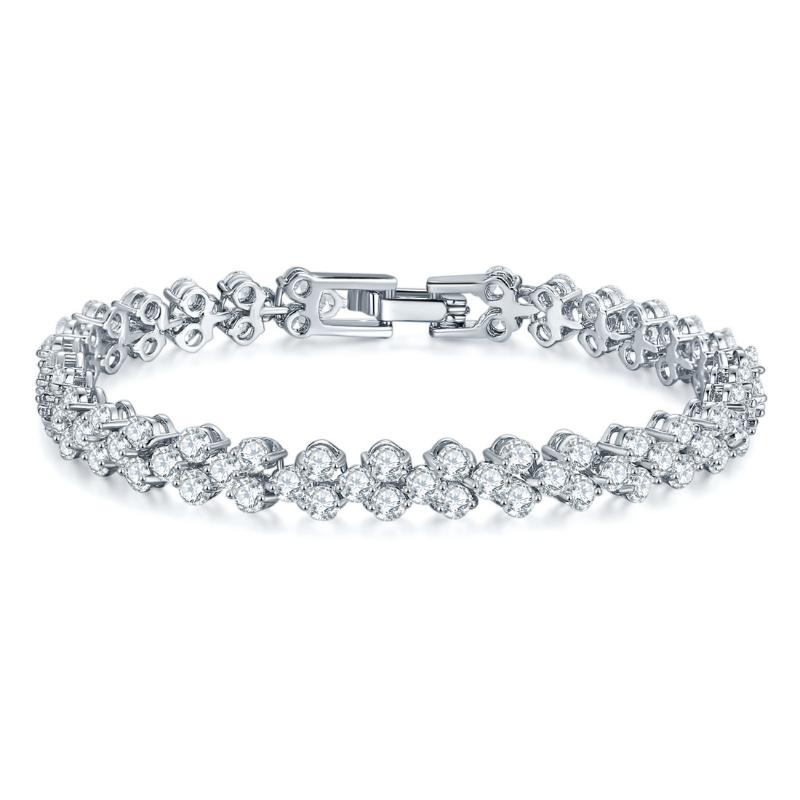 European and American personality simple fashion copper alloy inlaid Austrian crystal bracelet wholesale
European and American personality simple fashion copper alloy inlaid Austrian crystal bracelet wholesale