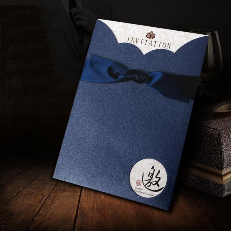 10pcs/lot Ribbon Bow High-end Personalized Wedding Business Invitation Birthday Card Creative Housewarming Invitations
10pcs/lot Ribbon Bow High-end Personalized Wedding Business Invitation Birthday Card Creative Housewarming Invitations
