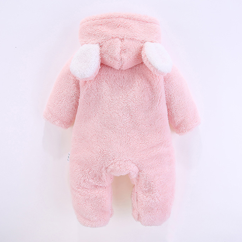 Baby onesies New born baby clothes Coral Fleece warm Baby boy winter clothes Animal bear Overall unisex onesie girls rompers jumpsuit