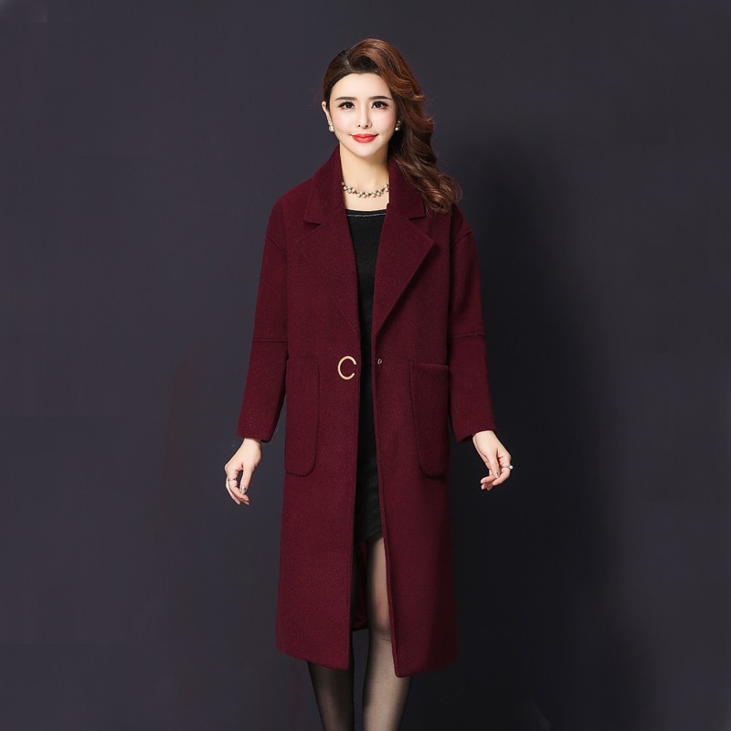 Free Shipping New Fashion Woolen Coat Women Turn-down Collar Long Style Coat Lady Solid Color Straight Outerwear With Pockets -4XL, Beige
Free Shipping New Fashion Woolen Coat Women Turn-down Collar Long Style Coat Lady Solid Color Straight Outerwear With Pockets -4XL, Beige