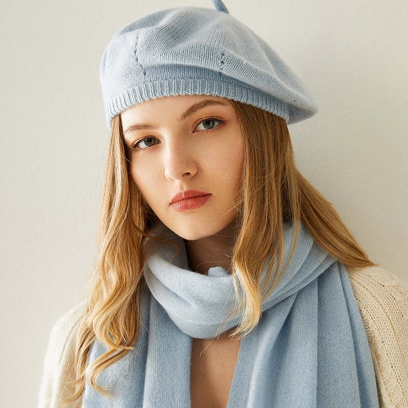 100% Goat Cashmere Knitted Headgears Women Hats Autumn & Winter new Soft Pure Fashion 5Colors Ladies Hat, Sky blue 
100% Goat Cashmere Knitted Headgears Women Hats Autumn & Winter new Soft Pure Fashion 5Colors Ladies Hat, Sky blue