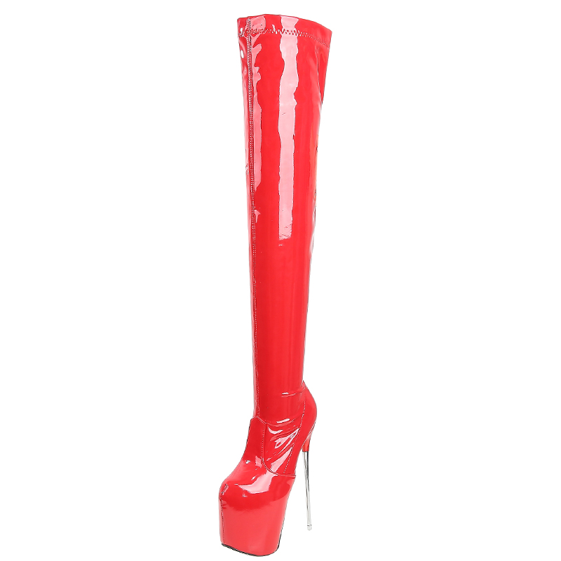 Sexy Ultra 19cm High Heels Thigh High Boots Women Shoes Platform Stretch Over-the-knee Boots Ladies Nightclub Fetish Shoes, Black
Sexy Ultra 19cm High Heels Thigh High Boots Women Shoes Platform Stretch Over-the-knee Boots Ladies Nightclub Fetish Shoes, Black