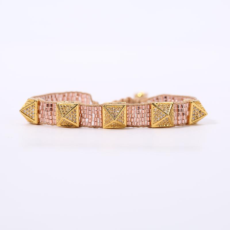 Rttooas MIYUKI Bracelet Fashion Gold Rivet Charm Bracelets Pulseras Mujer Moda 2020 Armband Gifts For Women Handmade Woven
Rttooas MIYUKI Bracelet Fashion Gold Rivet Charm Bracelets Pulseras Mujer Moda 2020 Armband Gifts For Women Handmade Woven