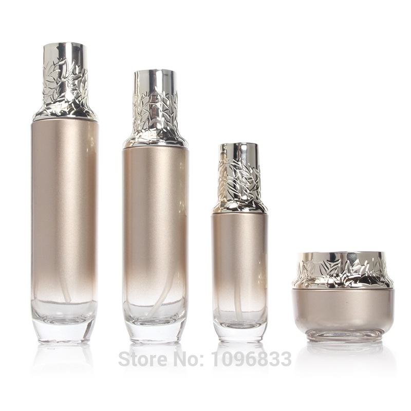 50G Cream Jar Cosmetic Container Lotion Pump Refillable Empty Bottle 120ml 100ml 40ml Gold Glass Bottles 8Pcs/Lot
50G Cream Jar Cosmetic Container Lotion Pump Refillable Empty Bottle 120ml 100ml 40ml Gold Glass Bottles 8Pcs/Lot