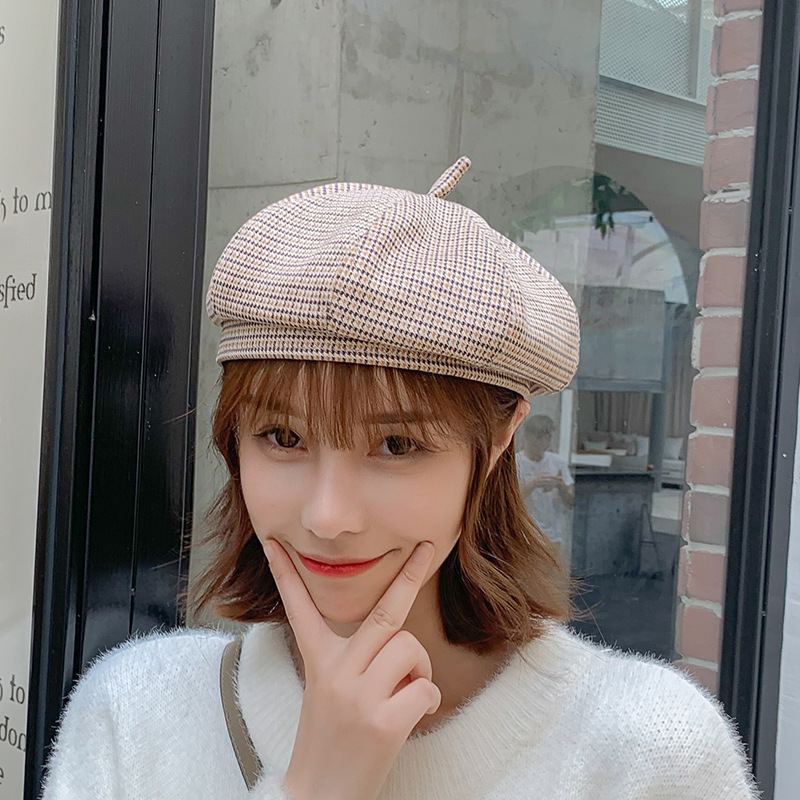 Boinas Para Mujer Beret Female Autumn and Winter Retro Plaid Art Casual Painter Hat Cappello Donna Czapka Zimowa Kapelusz Gorras, Pink
Boinas Para Mujer Beret Female Autumn and Winter Retro Plaid Art Casual Painter Hat Cappello Donna Czapka Zimowa Kapelusz Gorras, Pink