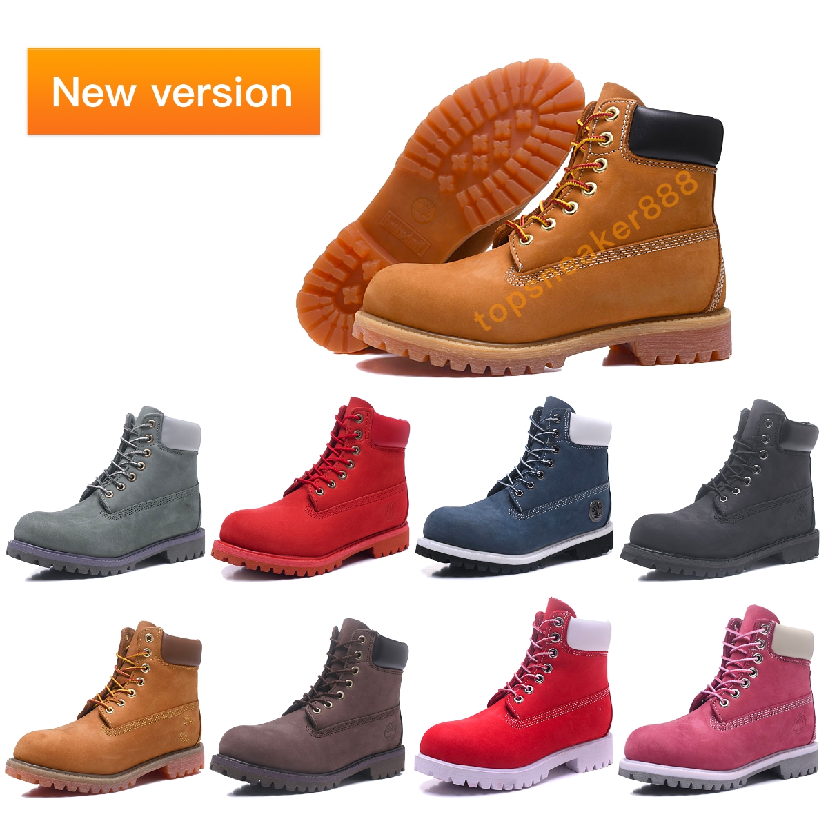 2020 New Verson Classic Man Yellow Boots Black Brown Size 36-45 Premium Wheat Nubuck Winter Boots Red Blue Pink Women Boots
2020 New Verson Classic Man Yellow Boots Black Brown Size 36-45 Premium Wheat Nubuck Winter Boots Red Blue Pink Women Boots