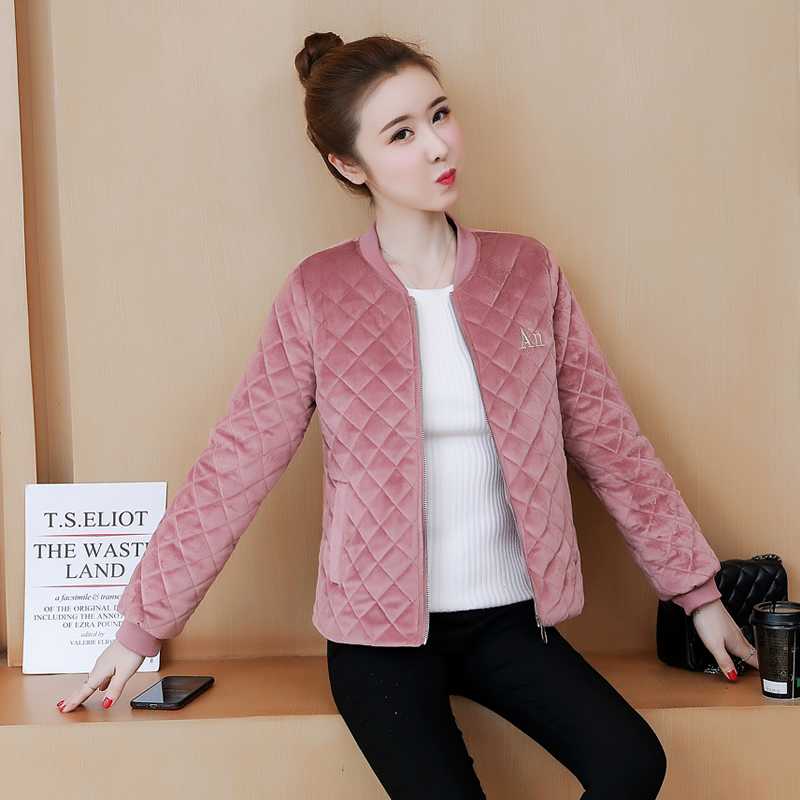 Winter Cloth Women's Short Style Pleuche Lightweight Cotton-Padded Warm Cotton-Padded Jacket Casual Sports Baseball Jacket, Black
Winter Cloth Women's Short Style Pleuche Lightweight Cotton-Padded Warm Cotton-Padded Jacket Casual Sports Baseball Jacket, Black