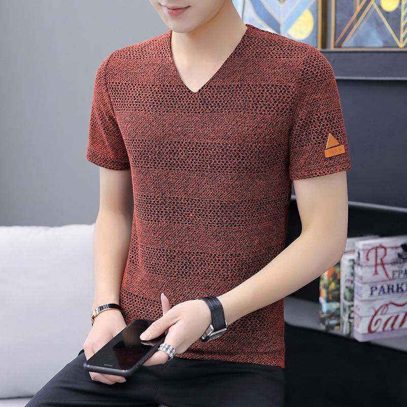 Gzdeerax V Collar Mens T-shirts Luxury Solid Color Short Sleeve Man T-shirts Plus Size 6xl Fashion Summer Slim Male T-shirts, Wine red
Gzdeerax V Collar Mens T-shirts Luxury Solid Color Short Sleeve Man T-shirts Plus Size 6xl Fashion Summer Slim Male T-shirts, Wine red
