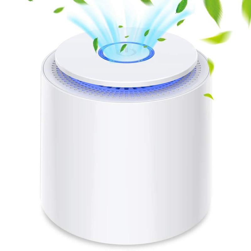 Portable Air Purifier with True HEPA Filter, USB Powered Desktop Air Cleaner with Night Light
Portable Air Purifier with True HEPA Filter, USB Powered Desktop Air Cleaner with Night Light