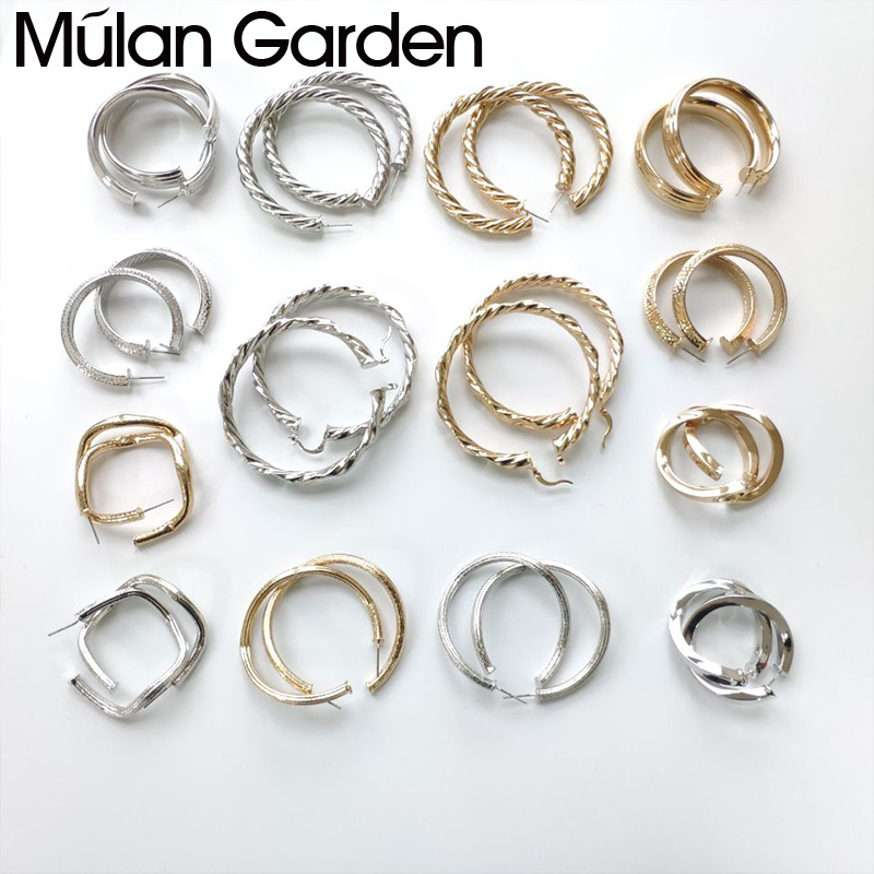 Hoop & Huggie Trendy Big Gold Color Earring For Women Girl Personality Small Silver Hoops Fashion Jewelry Gift
Hoop & Huggie Trendy Big Gold Color Earring For Women Girl Personality Small Silver Hoops Fashion Jewelry Gift