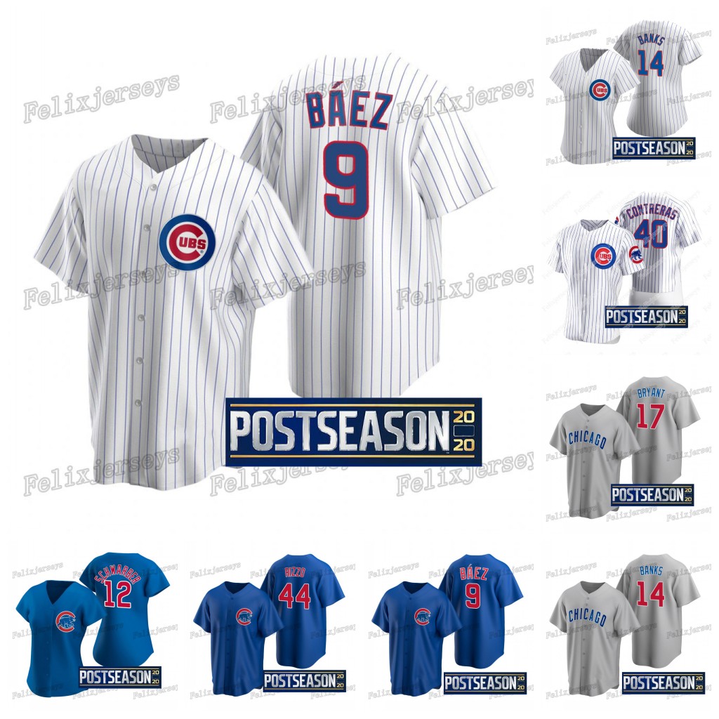9 Javier Baez 2020 Postseason Jersey Bryant Rizzo Kyle Schwarber Jason Heyward Daniel Descalso Ben Zobrist Willson Contreras Baseball Jersey, Blue;black
9 Javier Baez 2020 Postseason Jersey Bryant Rizzo Kyle Schwarber Jason Heyward Daniel Descalso Ben Zobrist Willson Contreras Baseball Jersey, Blue;black