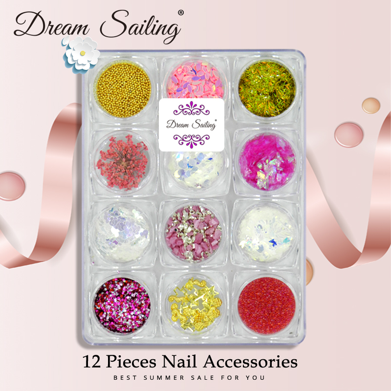 3D Nail Art Decoration Rhinestones Sequin Glitter Powder Dried Flower Metal Crystal Nail Decals New Design Accessories
3D Nail Art Decoration Rhinestones Sequin Glitter Powder Dried Flower Metal Crystal Nail Decals New Design Accessories