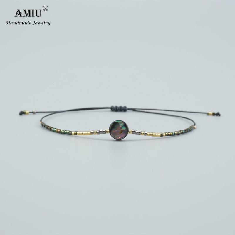 AMIU Handmade Natural Abalone Shell Bead Bracelets & Bangles For Women and Men Handmade Knots Rope MIYUKI Seed Bead Bracelet
AMIU Handmade Natural Abalone Shell Bead Bracelets & Bangles For Women and Men Handmade Knots Rope MIYUKI Seed Bead Bracelet