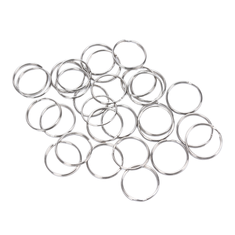 50/100Pcs Split Rings Key Ring Findings Durable DIY Making Keychain Clip Holders
50/100Pcs Split Rings Key Ring Findings Durable DIY Making Keychain Clip Holders