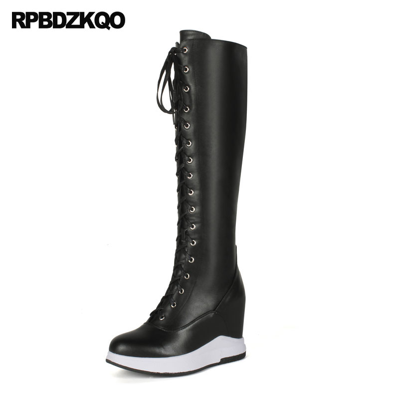 Wedge Shoes High Quality Round Toe Fur Height Increasing Autumn Fall Casual Lace Up Heel Knee Women Boots Winter 2020 Platform, White
Wedge Shoes High Quality Round Toe Fur Height Increasing Autumn Fall Casual Lace Up Heel Knee Women Boots Winter 2020 Platform, White
