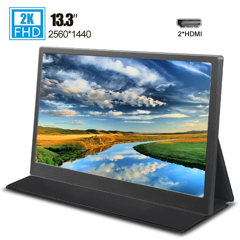 13.3 inch 2560X1440 lcd display 2K ips screen portable monitor with Dual miniHD speaker for ps4 switch NS laptop phone computer
13.3 inch 2560X1440 lcd display 2K ips screen portable monitor with Dual miniHD speaker for ps4 switch NS laptop phone computer