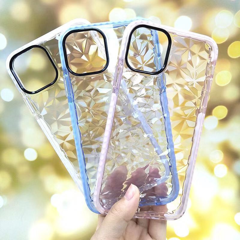 For Iphone 12 Pro max Clear 3D Diamond Case For iPhone 11 7 8 Pluse X XS MAX 6 6s Anti-fall Phone Cover Soft TP Rhombus Back Shell, Black
For Iphone 12 Pro max Clear 3D Diamond Case For iPhone 11 7 8 Pluse X XS MAX 6 6s Anti-fall Phone Cover Soft TP Rhombus Back Shell, Black