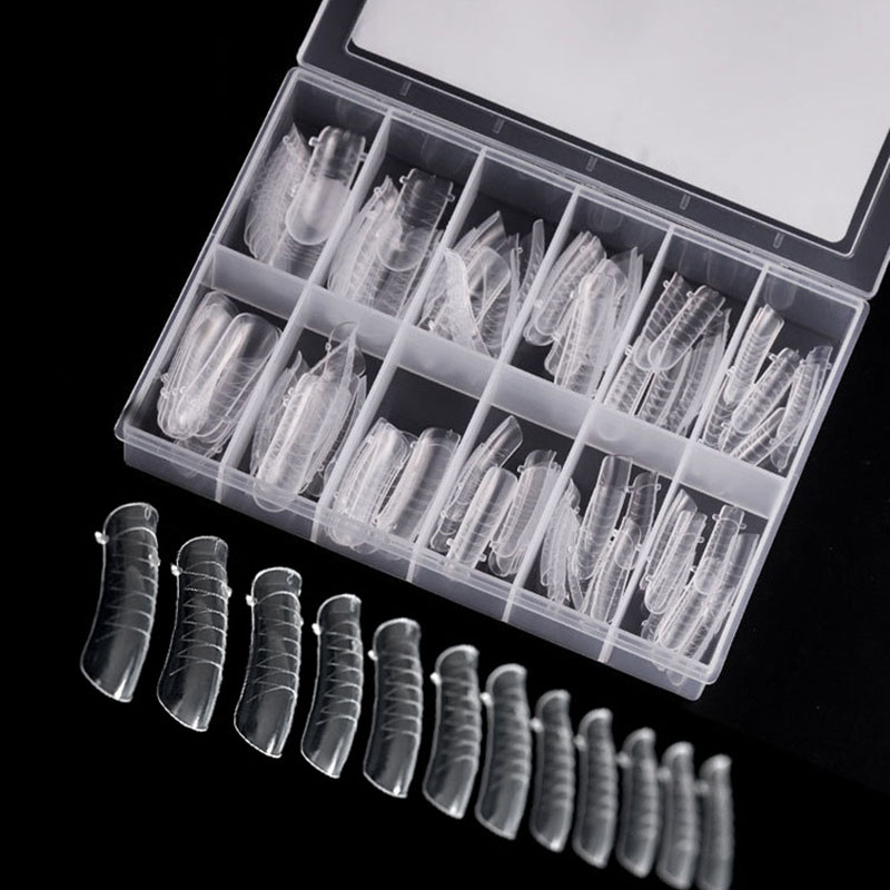 120 Pcs Quick Building Mold Nail Tips Dual Form False Nails Reusable Clear for Extension Poly Nail Gel Manicure Tools, Nt21
120 Pcs Quick Building Mold Nail Tips Dual Form False Nails Reusable Clear for Extension Poly Nail Gel Manicure Tools, Nt21
