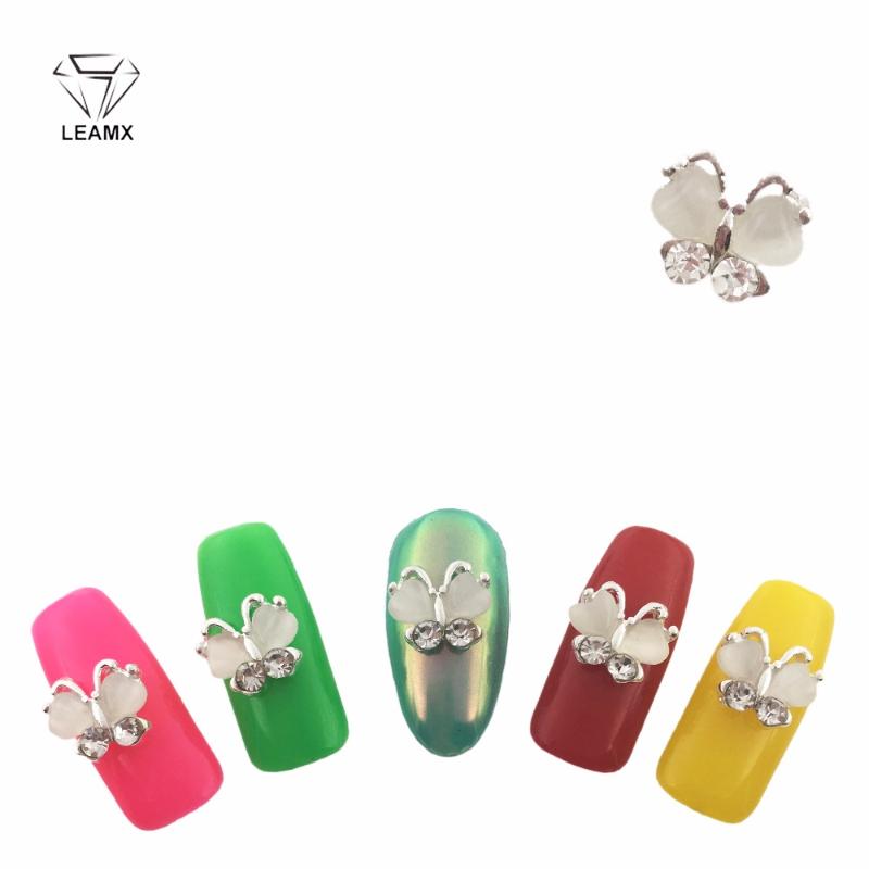 LEAMX 10pcs Glitter Butterfly Rhinestones 3d Nail Art Decorations, Alloy Nail Sticker Charms Jewelry for Gel/Polish Tools
LEAMX 10pcs Glitter Butterfly Rhinestones 3d Nail Art Decorations, Alloy Nail Sticker Charms Jewelry for Gel/Polish Tools