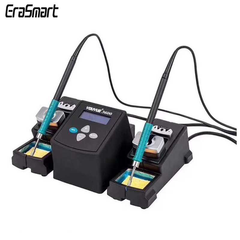 UY-3600 Lead Free Solder Station 75W Constant Dual Solder Iron Rework Station for Phone Repair Welding With Sleep Mode
UY-3600 Lead Free Solder Station 75W Constant Dual Solder Iron Rework Station for Phone Repair Welding With Sleep Mode