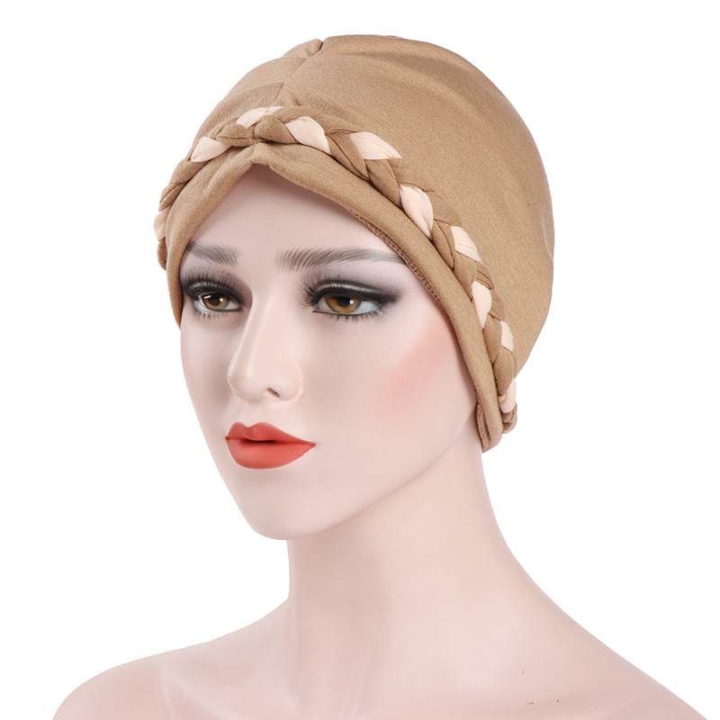 Muslim turban hair bonnets cap female beanie hat turbanet braid chemo caps head wrap TB-23, Beige
Muslim turban hair bonnets cap female beanie hat turbanet braid chemo caps head wrap TB-23, Beige