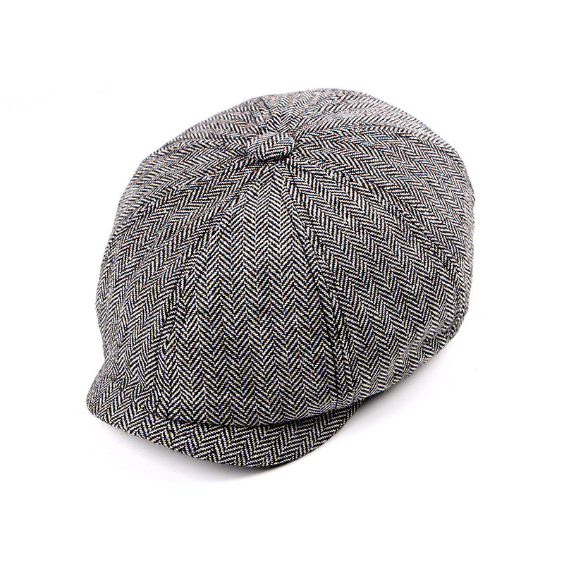2020 New Newsboy Cap Beret Hat Men Women Hat Tweed Gatsby Octagonal Black White Herringbone Vintage Ivy Hats
2020 New Newsboy Cap Beret Hat Men Women Hat Tweed Gatsby Octagonal Black White Herringbone Vintage Ivy Hats
