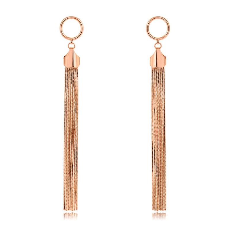 Viennois Rose Gold / Gold / Silver Color Tassel Earrings For Women Metal Individuality Female Drop Earrings Party Jewelry
Viennois Rose Gold / Gold / Silver Color Tassel Earrings For Women Metal Individuality Female Drop Earrings Party Jewelry