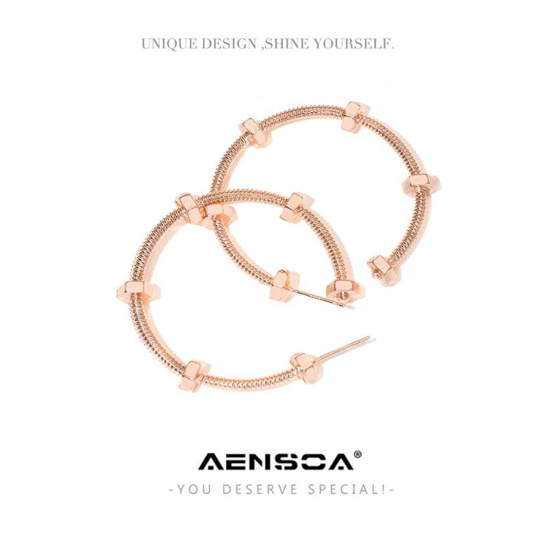 AENSOA 2020 New Minimalist Gold Metal Large Circle Rivet Earrings Geometric Round Big Hoop Earrings for Women Wedding Jewelry
AENSOA 2020 New Minimalist Gold Metal Large Circle Rivet Earrings Geometric Round Big Hoop Earrings for Women Wedding Jewelry