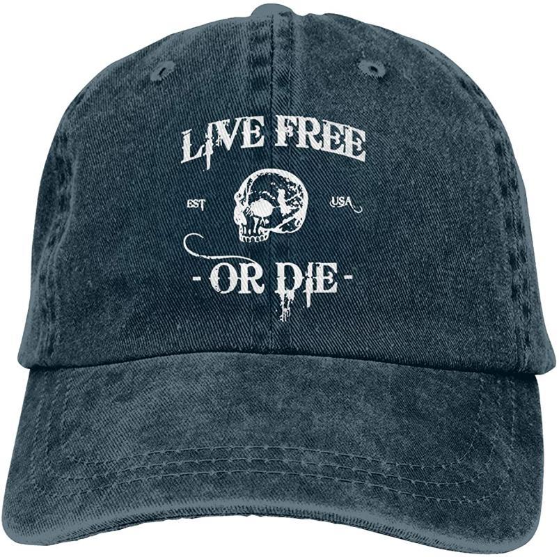 Live Free Join Or Die Unisex Soft Casquette Cap Vintage Adjustable Baseball Caps, Black 
Live Free Join Or Die Unisex Soft Casquette Cap Vintage Adjustable Baseball Caps, Black