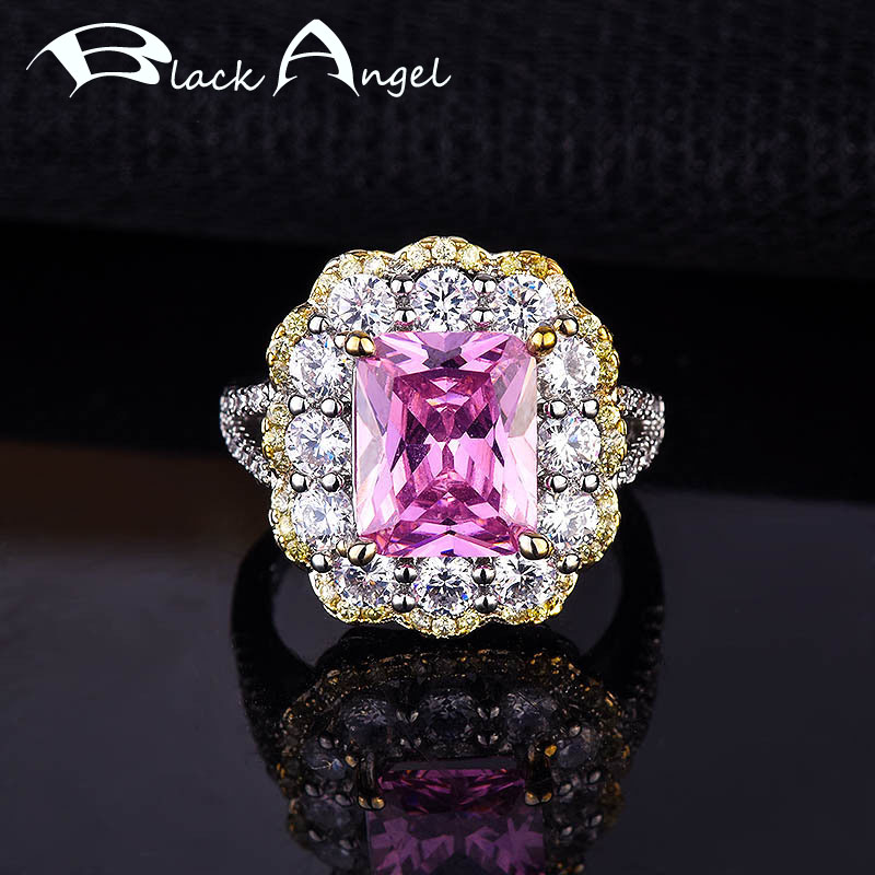 Luxury Pink Royal Princess Square Gemstone Rings For Women Fashion Wedding CZ Adjustable Ring 925 Silver Jewelry Wholesale
Luxury Pink Royal Princess Square Gemstone Rings For Women Fashion Wedding CZ Adjustable Ring 925 Silver Jewelry Wholesale