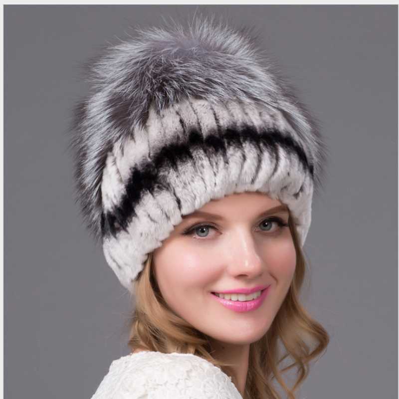 Russian Womens Hats Winter Warm Luxury Fur Top Beanie Hat Handmade Knitted Lady Caps Real Rex Fur Hats For Women
Russian Womens Hats Winter Warm Luxury Fur Top Beanie Hat Handmade Knitted Lady Caps Real Rex Fur Hats For Women