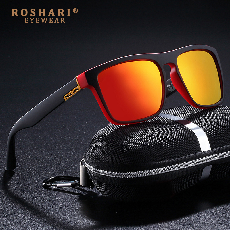 ROSHARI Polarized Sunglasses Men Driving Shades Male Mirror Sun Glasses For Men Retro Glasses de sol hombre HY01
ROSHARI Polarized Sunglasses Men Driving Shades Male Mirror Sun Glasses For Men Retro Glasses de sol hombre HY01