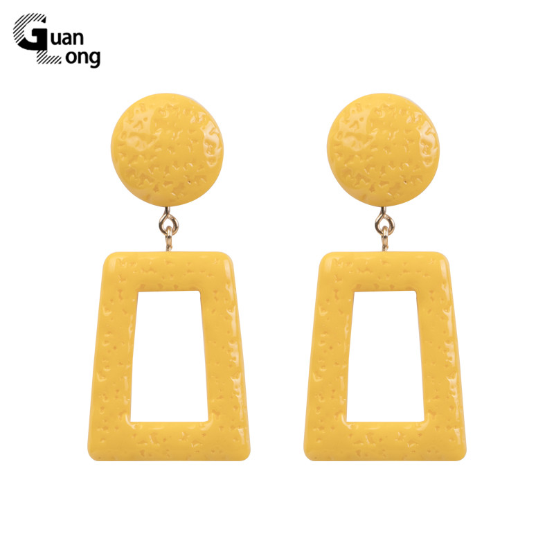 GuanLong Classic Long Big Round Geometric Resin Fashion Drop Earrings for Women Acrylic Party Earring for Girls Jewelry Brincos
GuanLong Classic Long Big Round Geometric Resin Fashion Drop Earrings for Women Acrylic Party Earring for Girls Jewelry Brincos
