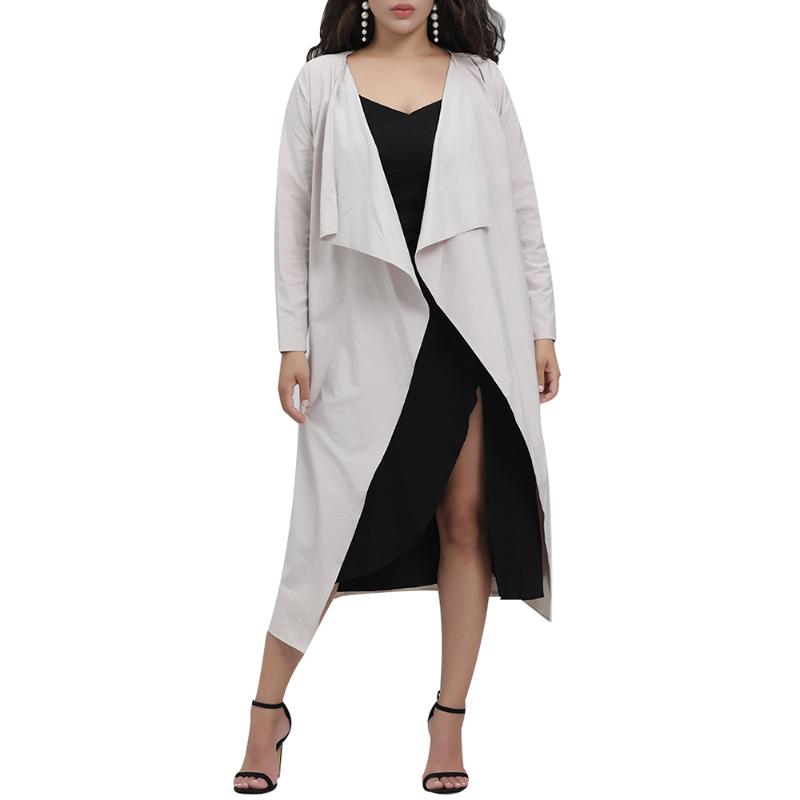 New Women' Wear Autumn Light Mature Temperament Women' Wear Long Sleeve Suit Collar Jacket Long Windbreaker Monden N4, As pic
New Women' Wear Autumn Light Mature Temperament Women' Wear Long Sleeve Suit Collar Jacket Long Windbreaker Monden N4, As pic