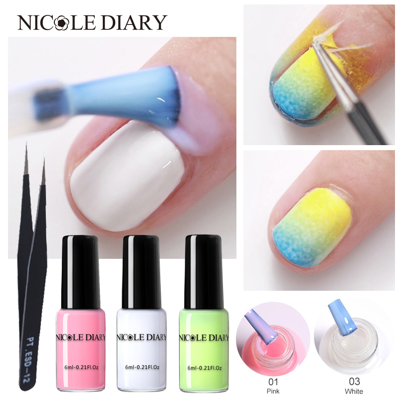 NICOLE DIARY Peel Off Liquid Tape Form Nail Polish Protection Finger Skin Cream Whit Latex Protected Glue Easy Clean Nail Polish, Straight tweezer
NICOLE DIARY Peel Off Liquid Tape Form Nail Polish Protection Finger Skin Cream Whit Latex Protected Glue Easy Clean Nail Polish, Straight tweezer