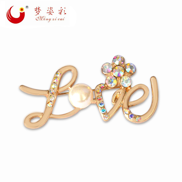 MZC Romantic Love Big Pearl Brooch Anime Austrian Crystal Brooches for Womens Femme Suit Coat Dress Broches Wedding Lapel Pins
MZC Romantic Love Big Pearl Brooch Anime Austrian Crystal Brooches for Womens Femme Suit Coat Dress Broches Wedding Lapel Pins